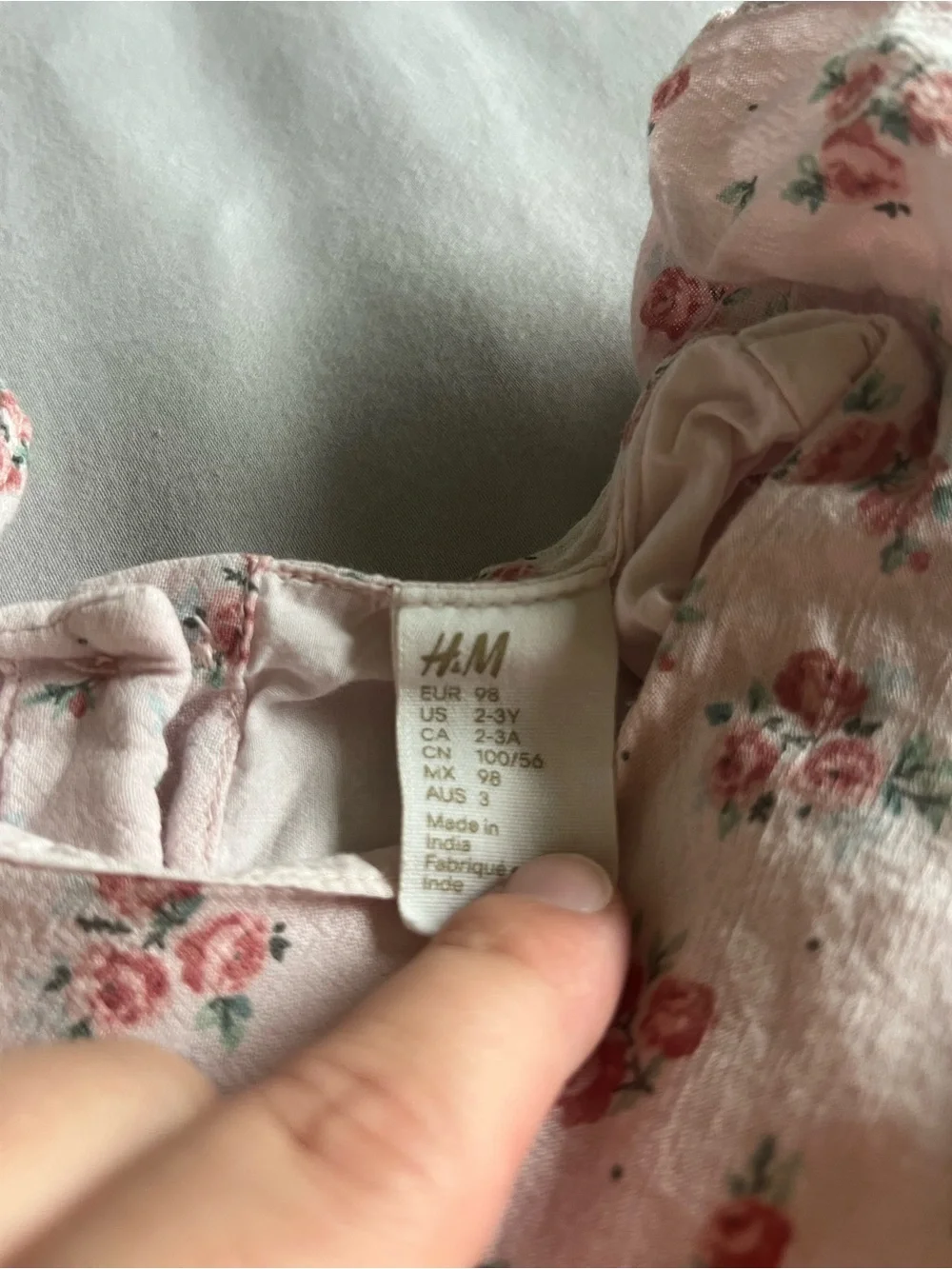 H&M Pink Floral Sundress for Kids